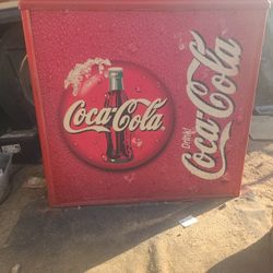 Vintage Coca-Cola disperse refrigerator.\nWorks perfectly