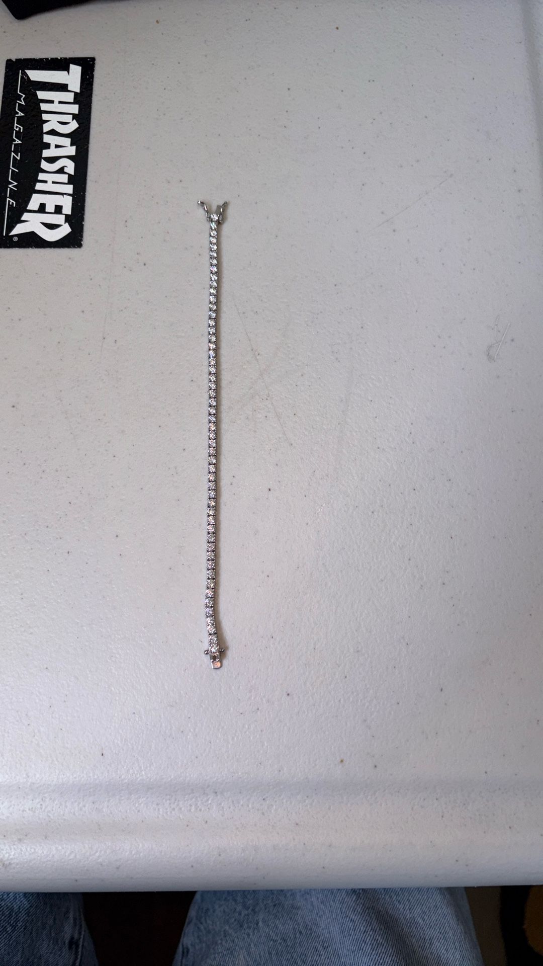 moissanite diamond tennis bracelet