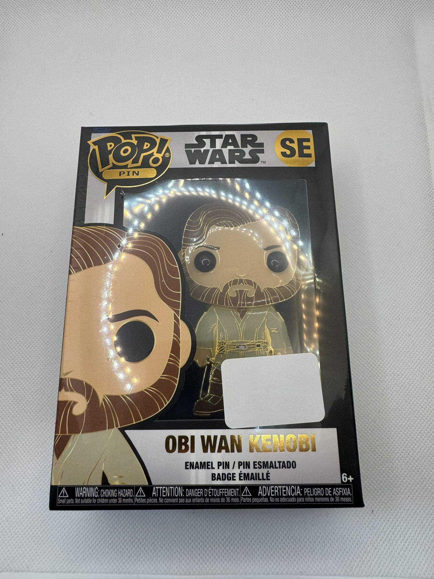 Funko POP Disney Star Wars Obi Wan Kenobi SE 4'' Pin w/Removable Stand