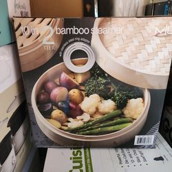 Two Tier Bamboo Steamer