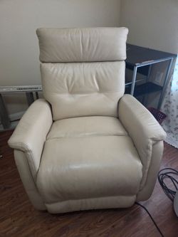Recliner leather chair