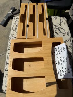 New wood storage bag/foil organizers