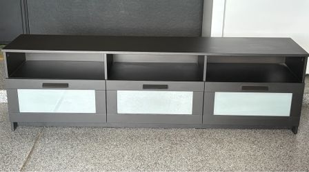 IKEA black TV entertainment cabinet