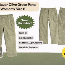 Eddie Bauer Olive Green Pants – Women’s Size 8