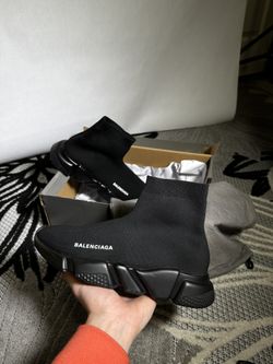 Balenciaga Speed Trainer All Black, New With Box And Dust Bag
