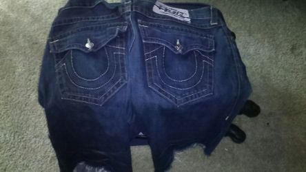 True religion Jean shorts