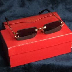Cartier "Wire" Glasses Black Tint
