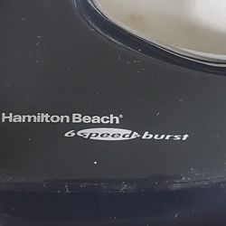 HAMILTON BEACH - $20 - 6 SPEED BURST MIXER