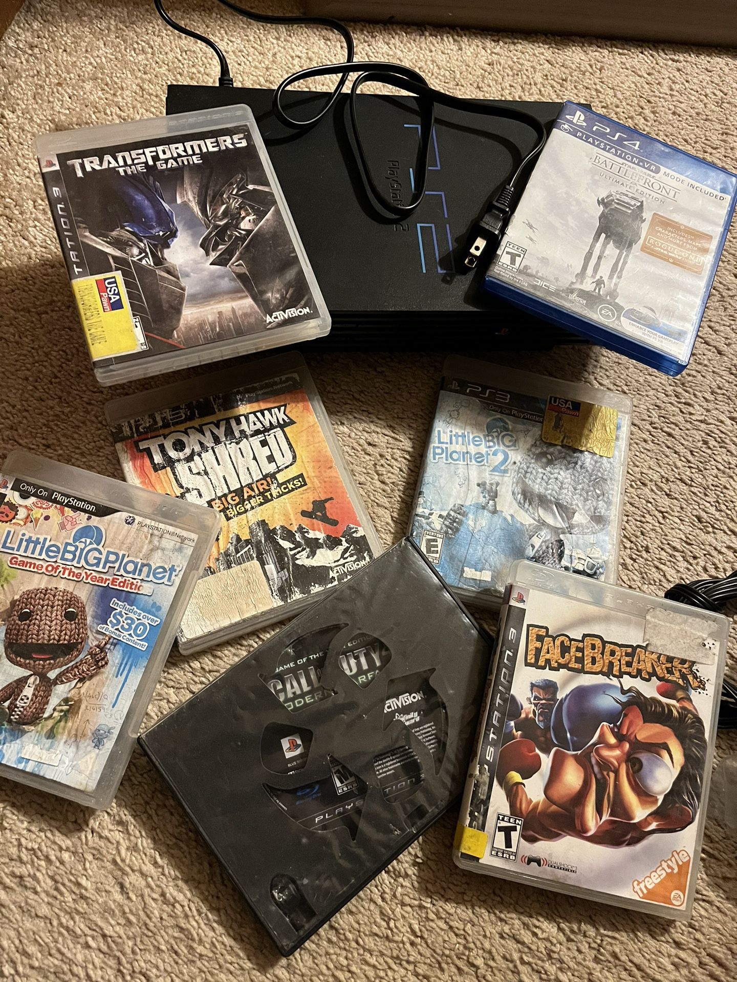 Ps2 Game Console And PlayStation Games 