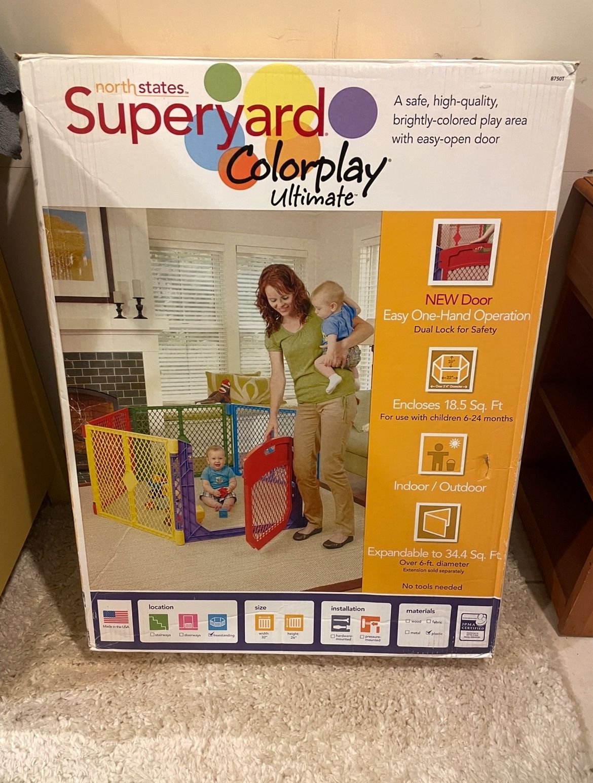 Toddleroo by North States - Superyard Colorplay Ultimate Play Yard