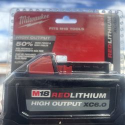 Milwaukee M18 REDLITHIUM HIGH OUTPUT XC6.0 Battery Pack