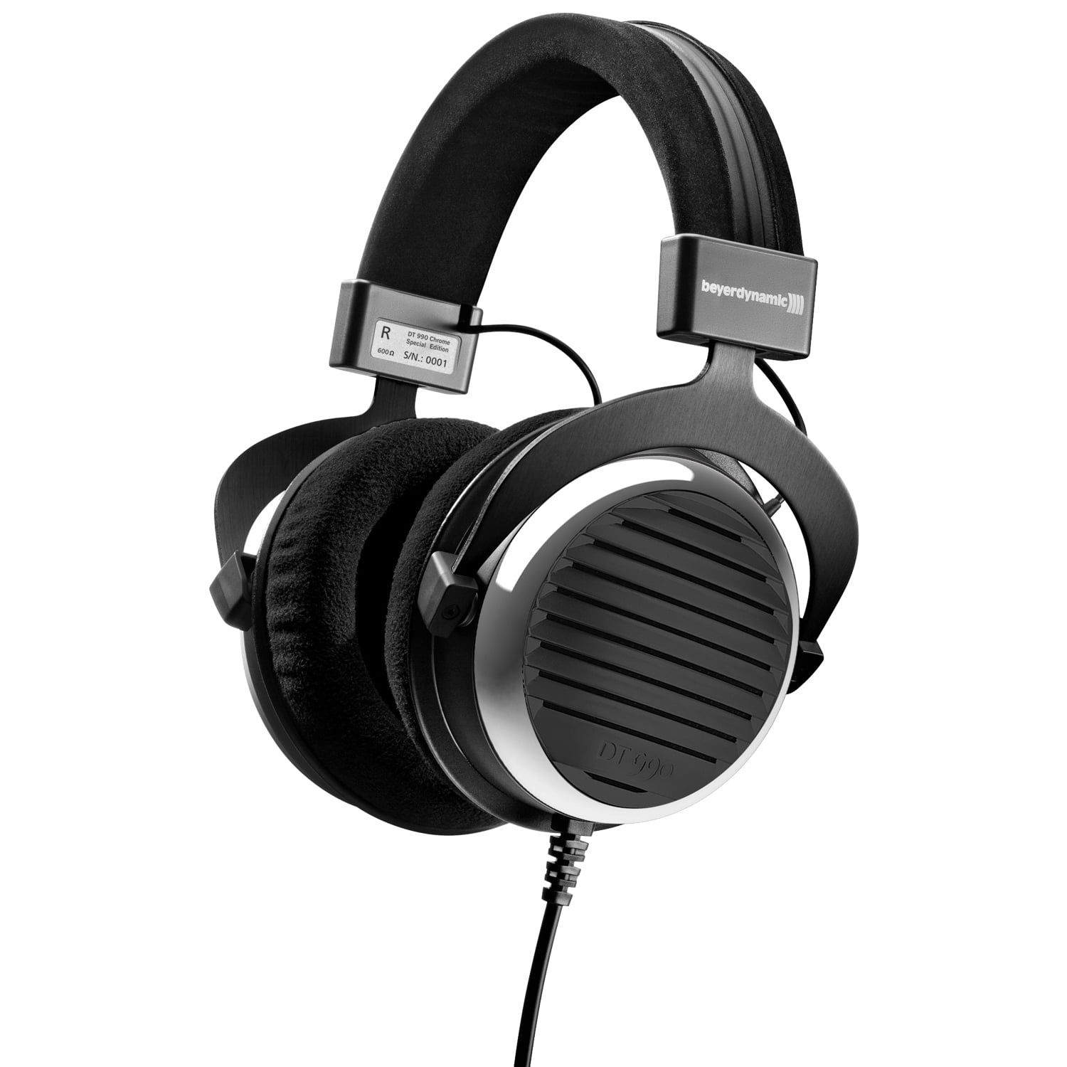 Beyerdynamic DT 990 Premium 600 Ohm Over-Ear Headphones - Brushed Chrome Limited Edition