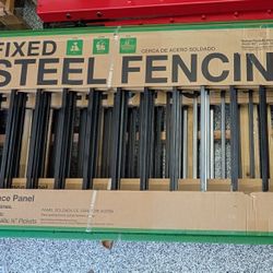 Steel Fencing New 8ft X 3ft