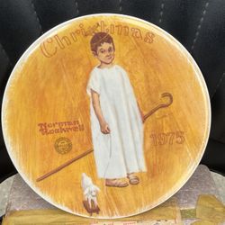 Angel With Black Eye Norman Rockwell Collector Plate 