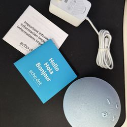 Echo dot-Alexa-with Clock