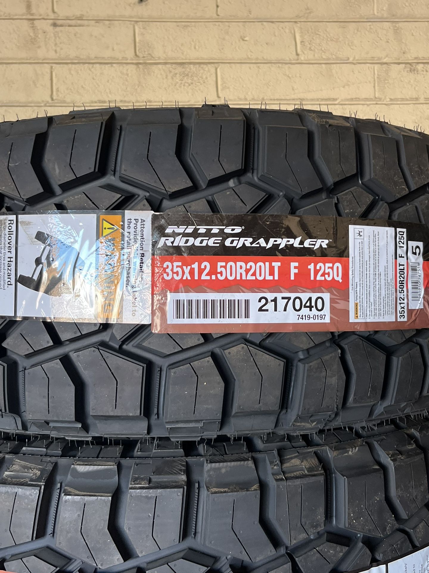 ON SPECIAL  NITTO TIRES