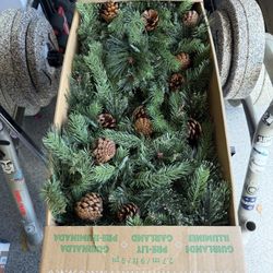 Costco Christmas Garland (9ft) | Color LED