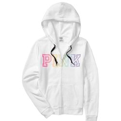 Victoria’s Secret Pink Zip Up Hoodie - M