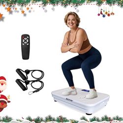 Vibrating Plate Exercise Machine with LED Display, 99 Adjustable Speeds Power, 300 lbs 150 watts Shake Board Sport Gym for Women and Men, Gray