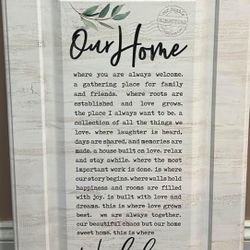 Farmhouse Wooden Wall Sign