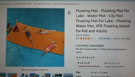 Floating Lake Mat