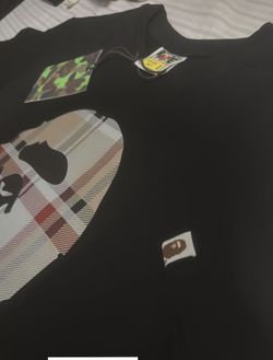 Black Burberry Bape tee