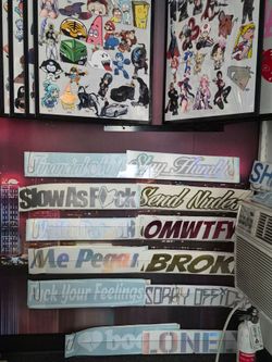 Stickers , decals , vinyl banners