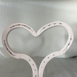Welded horse shoe heart