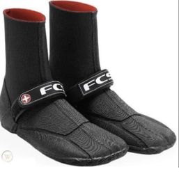 New! FCS Stormtrooper 3mm Bootie Red / Black SIZE 6 Water Shoes Surf