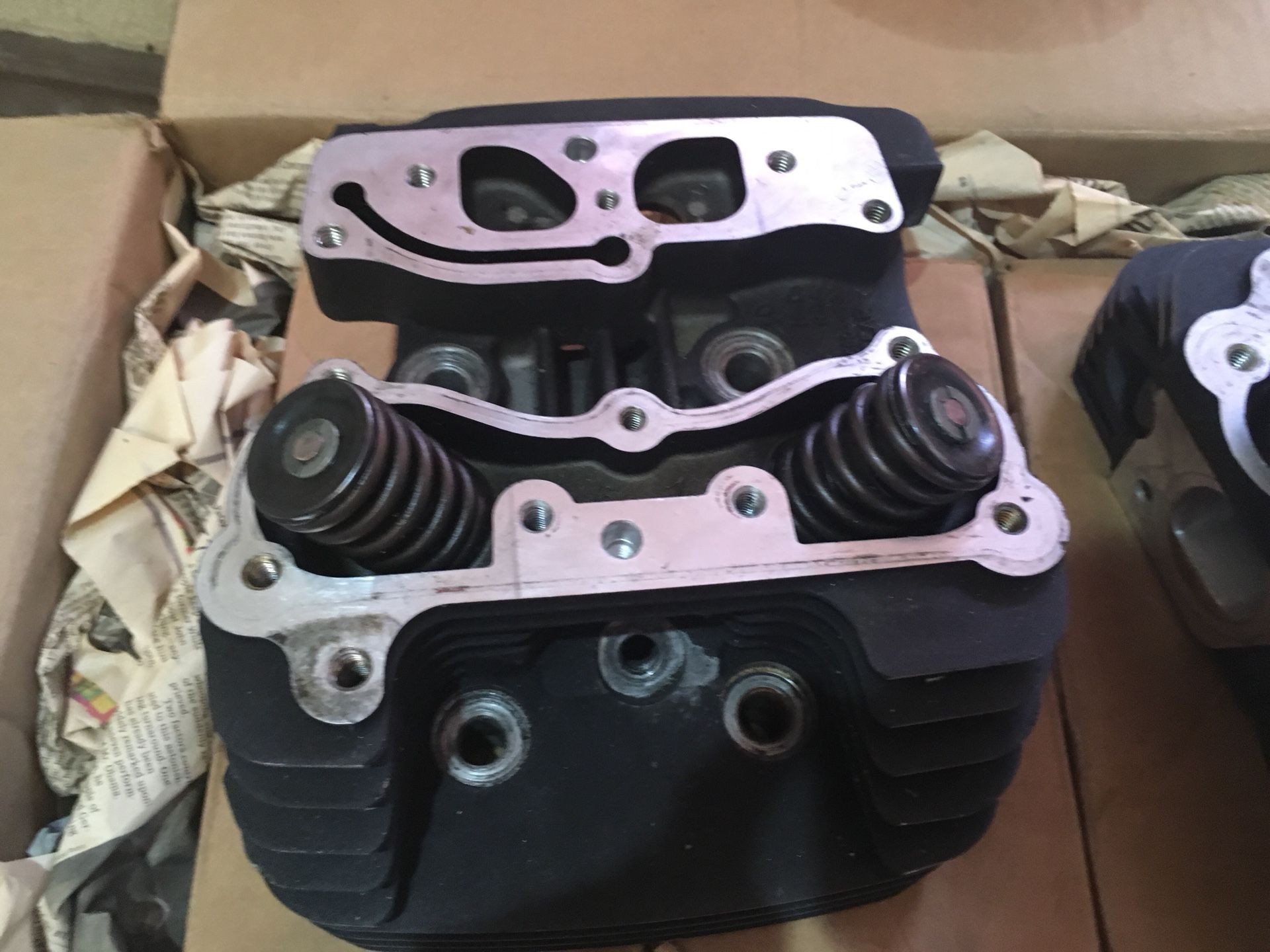 HTCC Ported Screamin Eagle Heads With Pistons