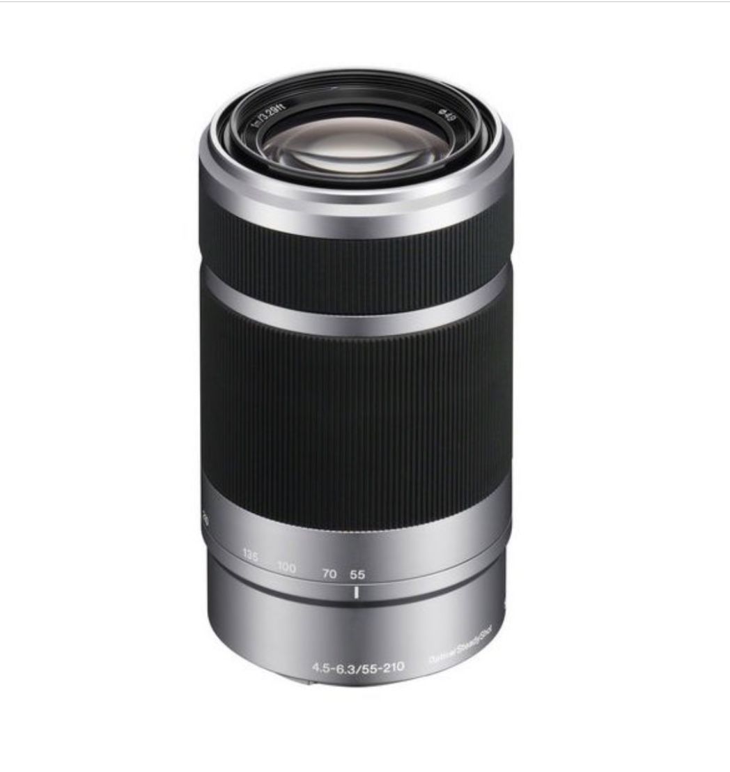 Sony E 55-210mm f/4.5-6.3 OSS E-Mount Lens (Silver)