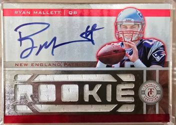 2011 Totally Certified Football Patriots Ryan Mallett Auto Jersey RC  #149/200