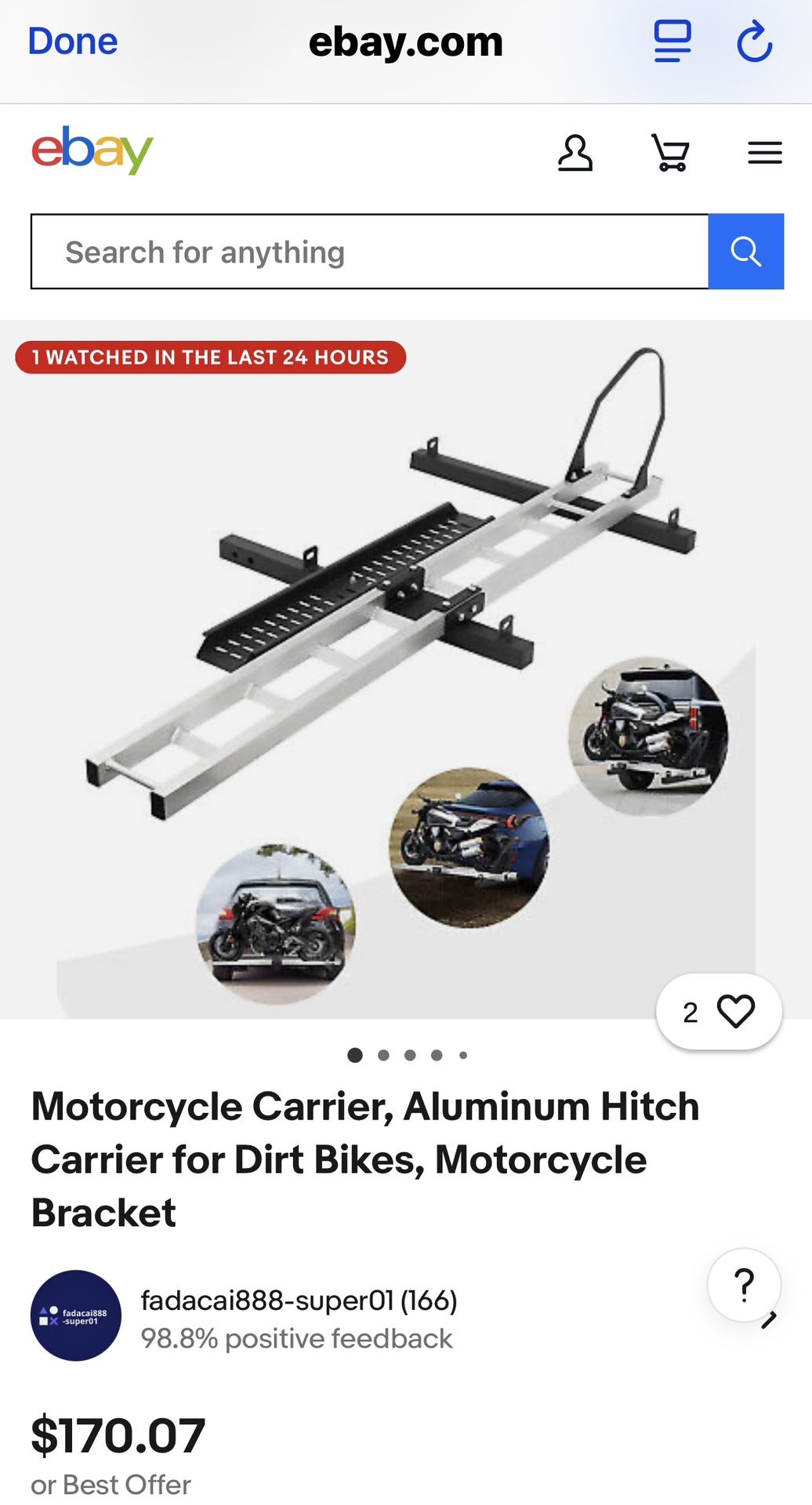 E-bike - Scooter Carrier