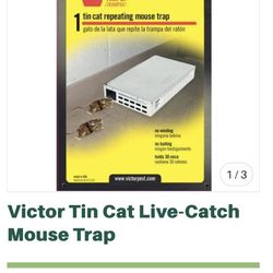 Victor Tin Cat Live-Catch Mouse Trap
