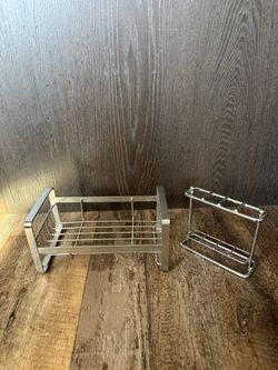 Stainless Steel Wire Organizer Racks Set of 2