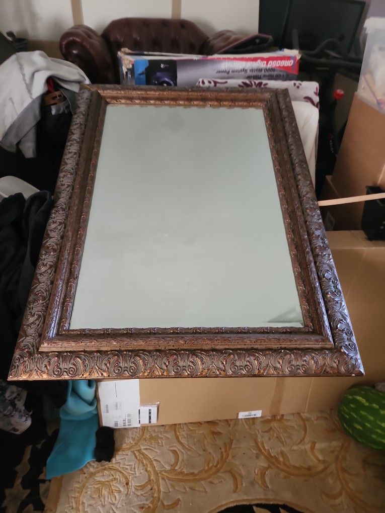 Wood Frame Mirror