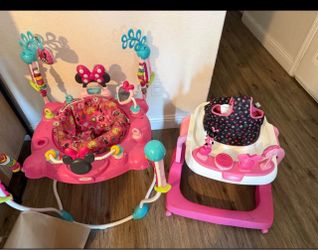 Mini mouse bouncer and walker