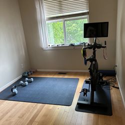 AWARD-WINNING BODi BIKE-2 LARGE MATS-WEIGHTS ALL INCLUDED 