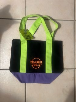 Trader Joe's Halloween Trick or Treat Canvas Tote Bag
