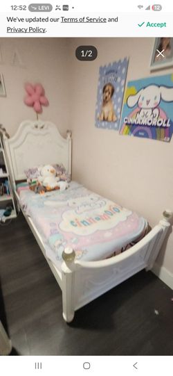 Disney Princess Single Beds  and Dresser