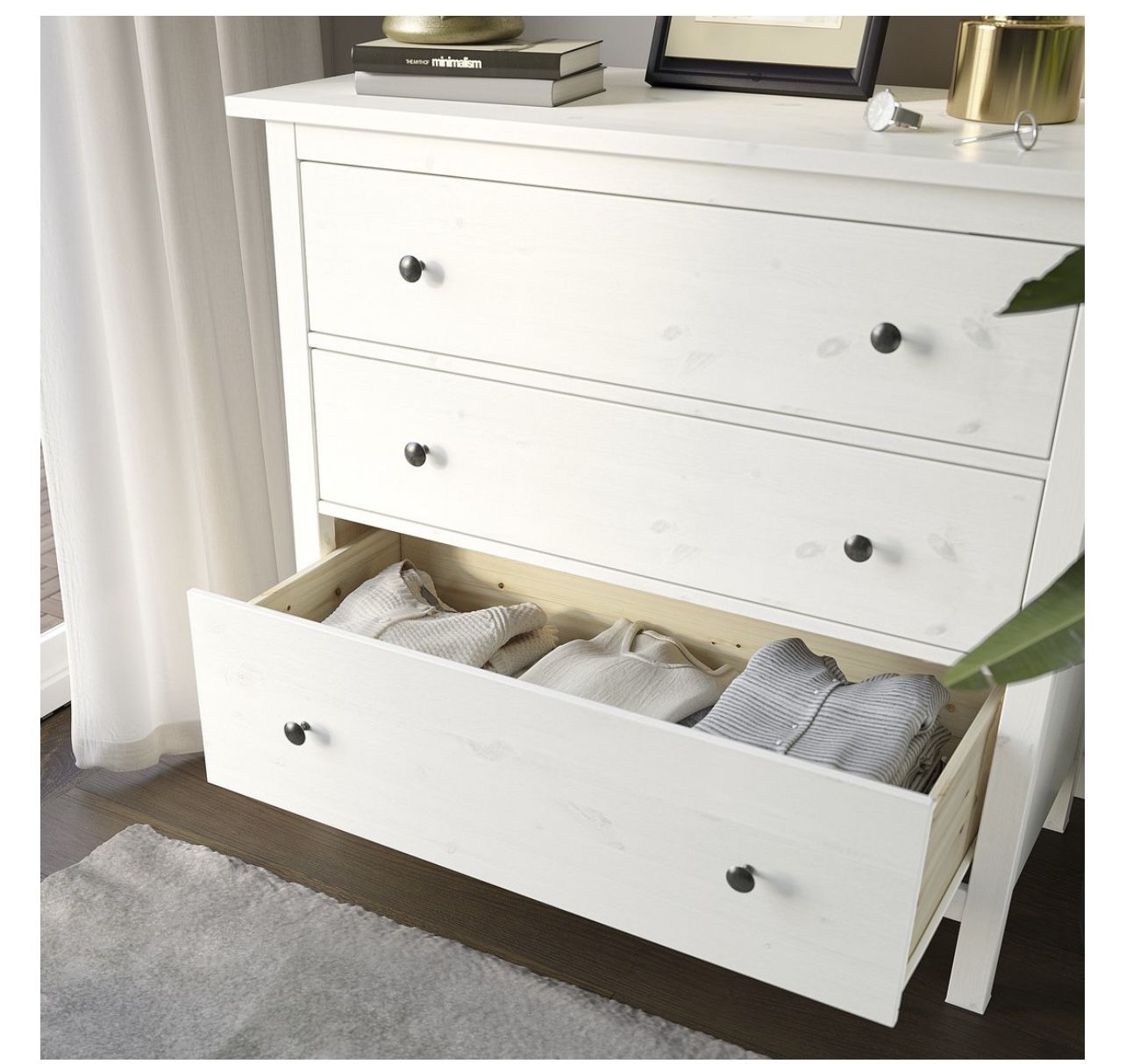 ikea dresser 3 drawer white Felipe 3-Drawer Storage & Metal Glides Our safety feature Anchor and unlock enhances the safety of your chest of drawers by significantly reducing Koppang 3 drawer dresser /