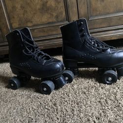 Black Unisex Roller Skates 