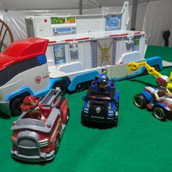 Paw Patrol Pups, Ryder, Vehicles and Truck