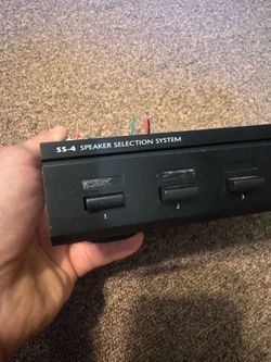 Speaker selection system - SS-4 Niles
