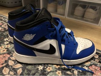 Blue Nike Jordans