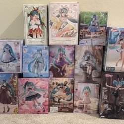 Hatsune Miku Figures $30/1 $50/2 