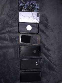 Various Iphone 7 plus cases