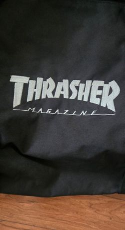 Vintage 80's Threasher Magazine Black Duffle Bag