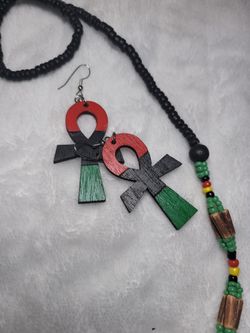 Earrings AFRICA Ankh Cross