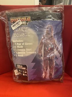 New Halloween Child Costume Size M Scary Zombie For 7-8 Yrs Old